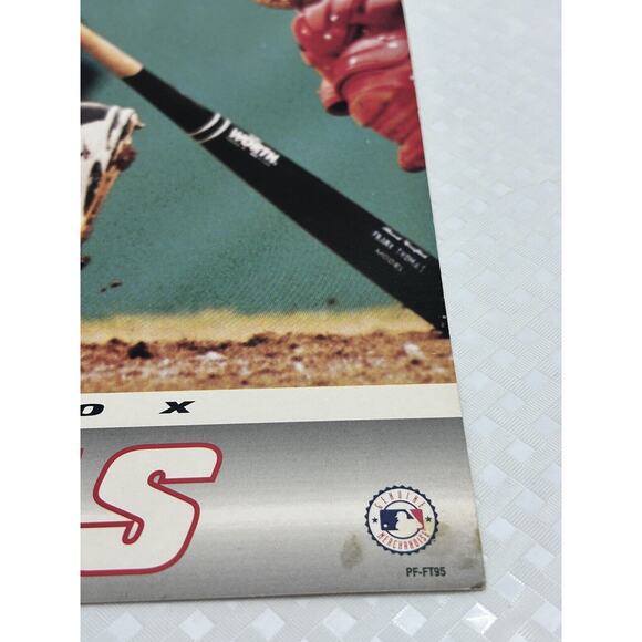 RARE FRANK THOMAS WHITE SOX 1995 MLB POSTER 20x16 Baseball - Picture 3 of 16